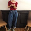 方领修身百搭上衣
